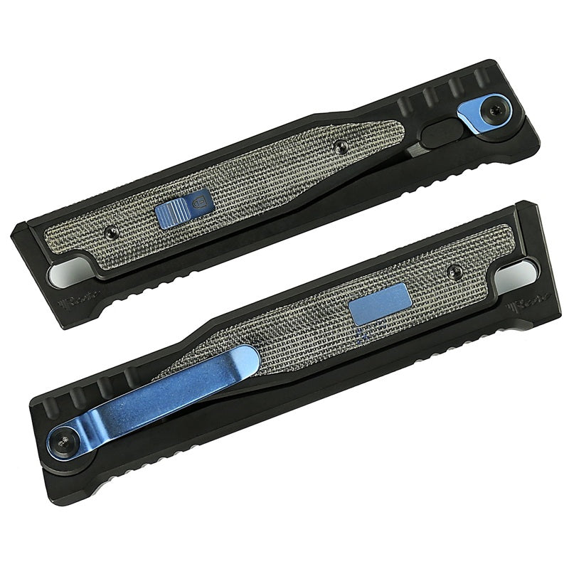 Reate EXO Black Micarta Titanium Elmax Gravity Knife