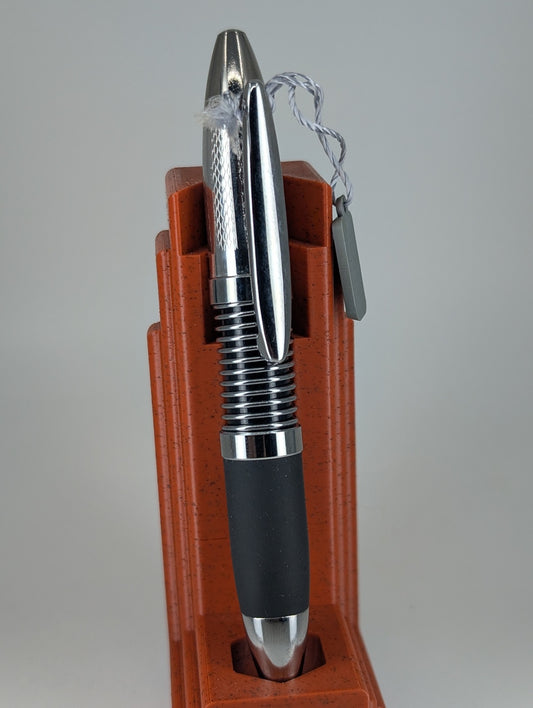 Renzetti 1909 Chrome Spring w/ Rubber Section Ballpoint Pen