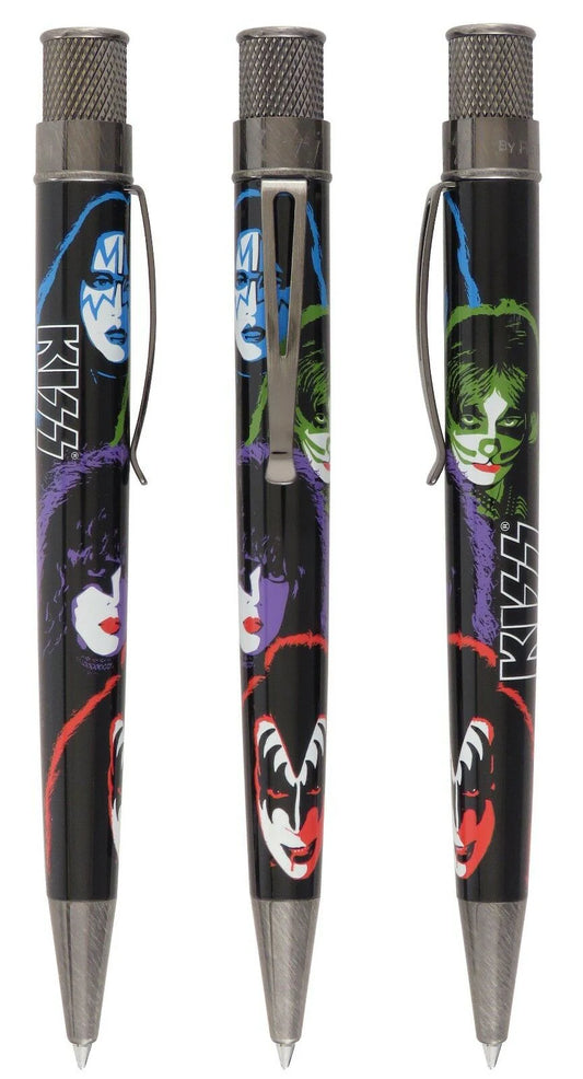 Retro 51 Tornado Limited Edition Kiss 1978 "Faces" Rollerball Pen