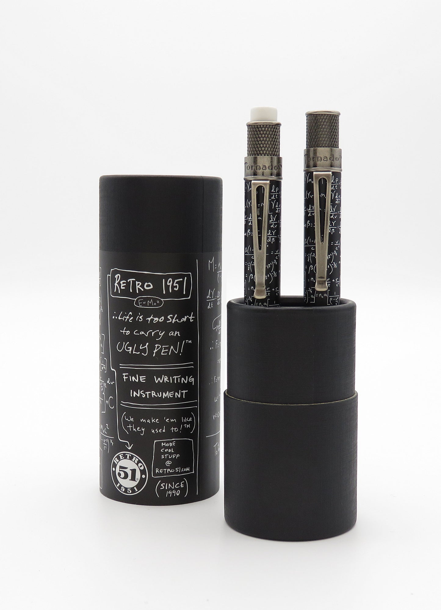 Retro 51 Tornado Albert Einstein Rollerball and Mechanical Pencil 1.15mm Gift Set
