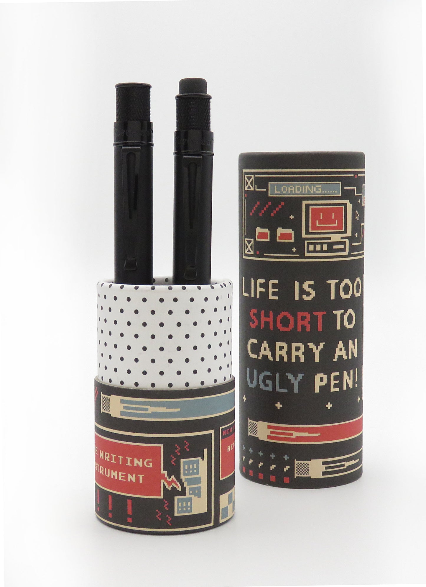Retro 51 Tornado Stealth Black Rollerball & Mechanical Pencil 1.15mm Gift Set