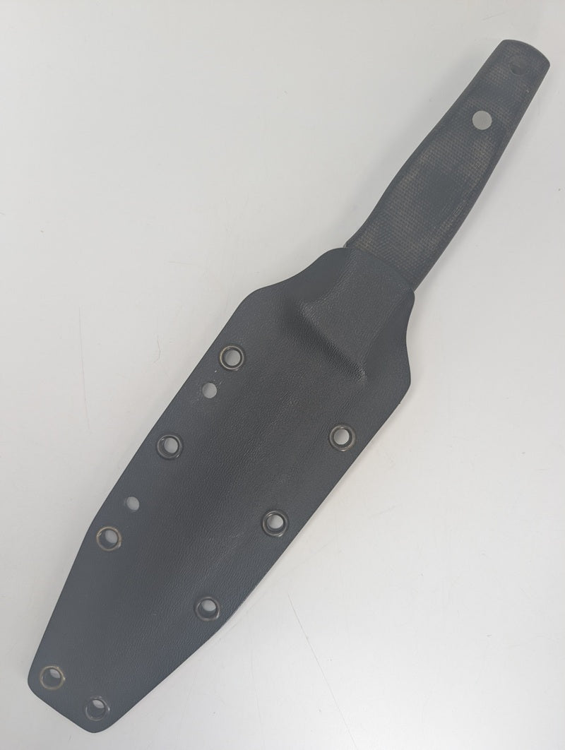 *Consignment* Robert Terzuola “Cuda” 154CM Partial Serrated Fixed Blade Knife