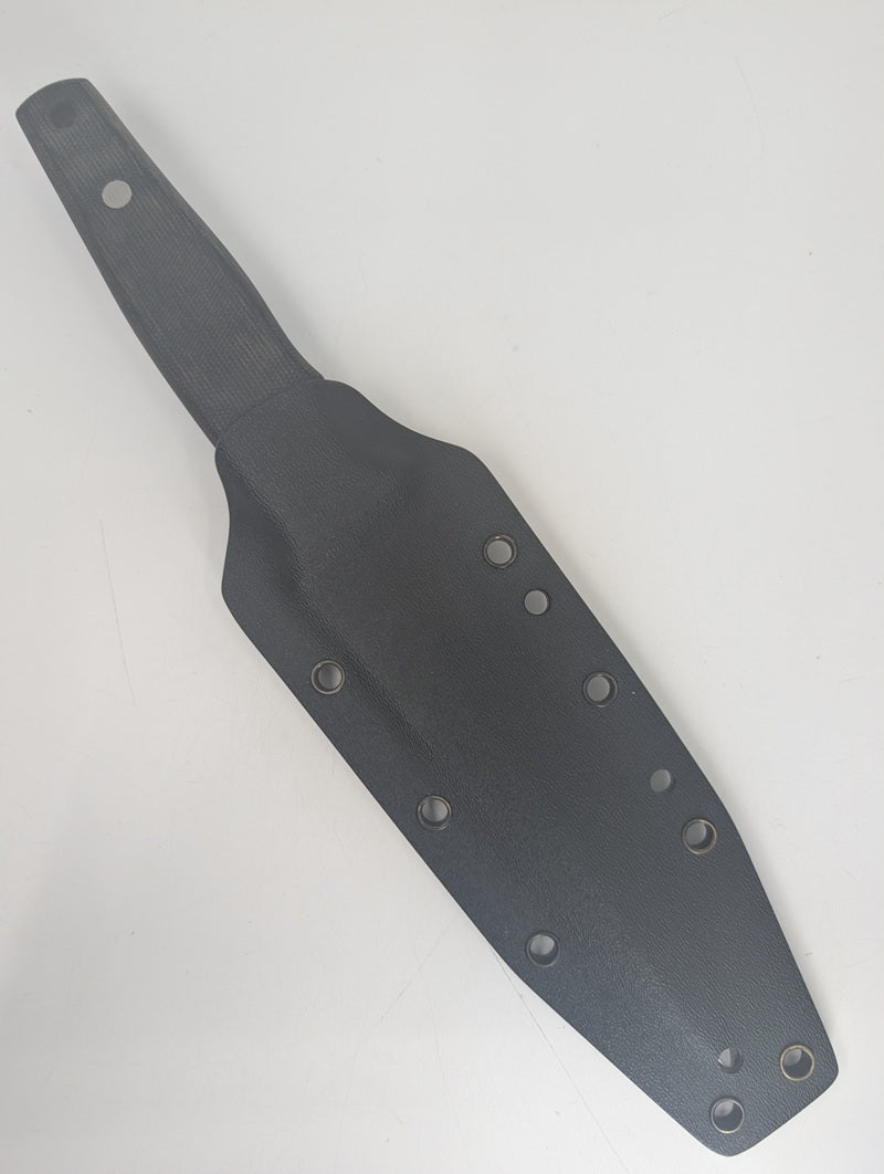 *Consignment* Robert Terzuola “Cuda” 154CM Partial Serrated Fixed Blade Knife