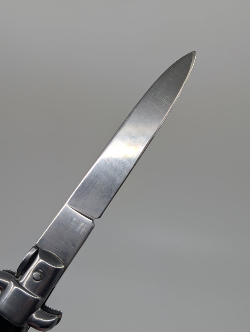 *Consignment* Rostfrei Italian Stiletto Horn Handle Auto Folding Knife