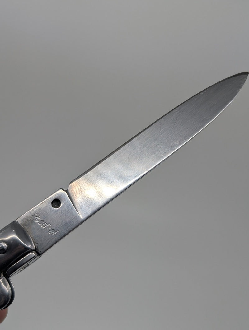 *Consignment* Rostfrei Italian Stiletto Horn Handle Auto Folding Knife