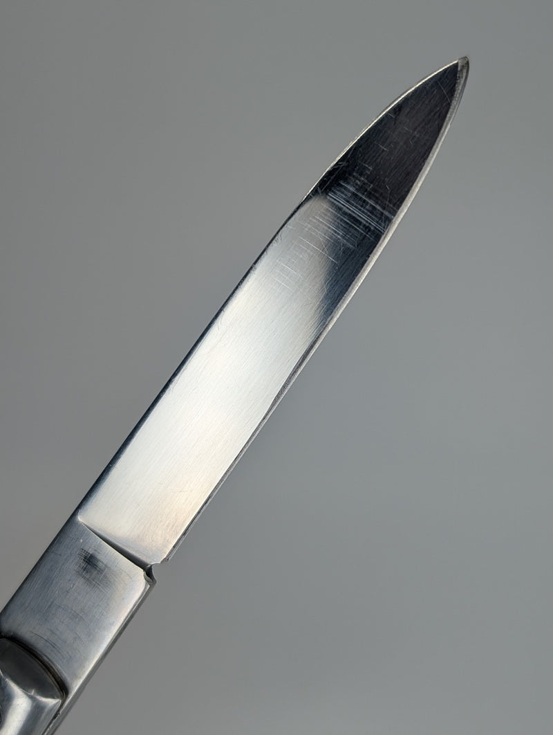 *Consignment* Rostfrei Italian Stiletto Horn Handle Auto Folding Knife