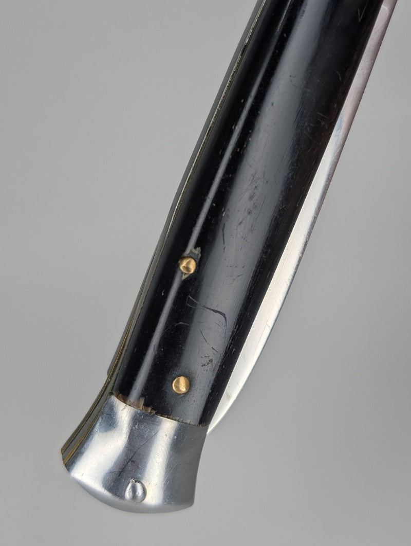 *Consignment* Rostfrei Italian Stiletto Horn Handle Auto Folding Knife