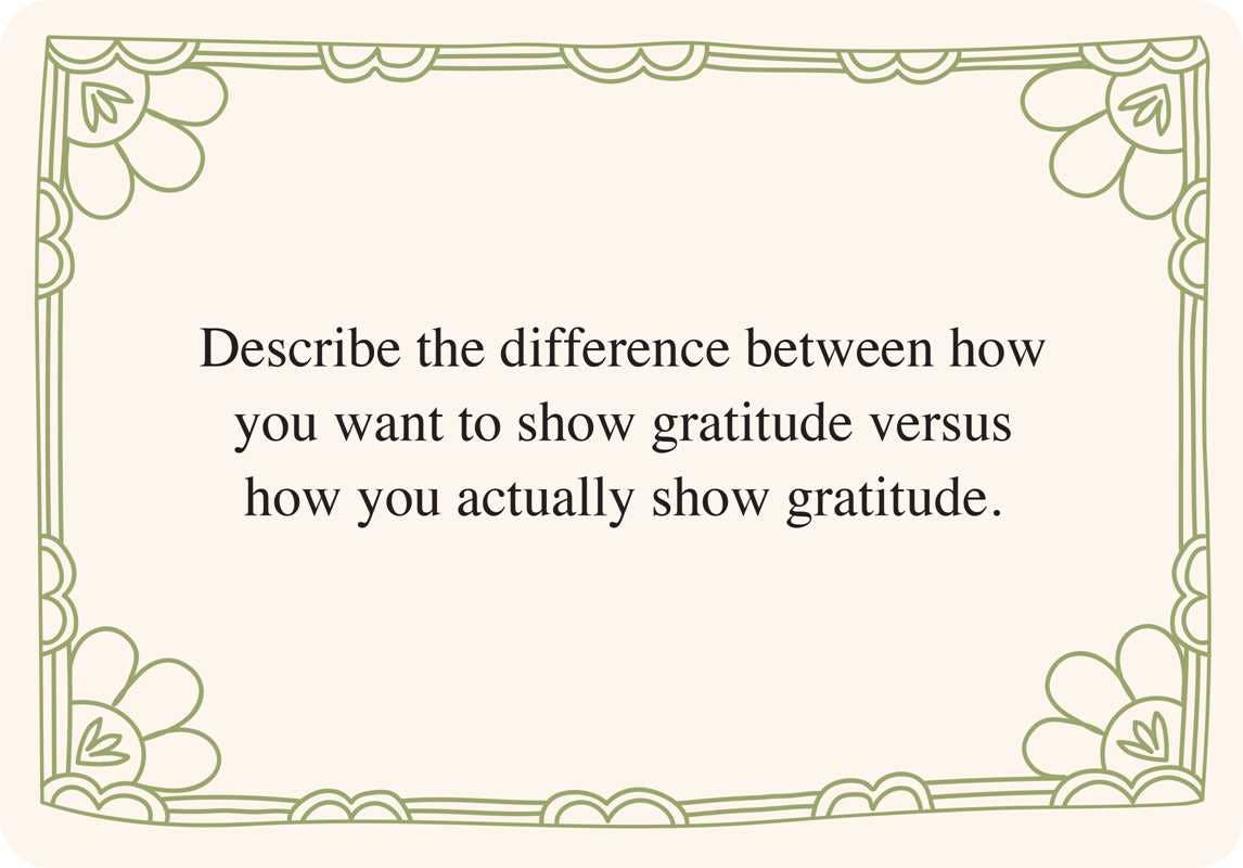 Rupi Kaur’s  Text prompt with decorative border on a light green background