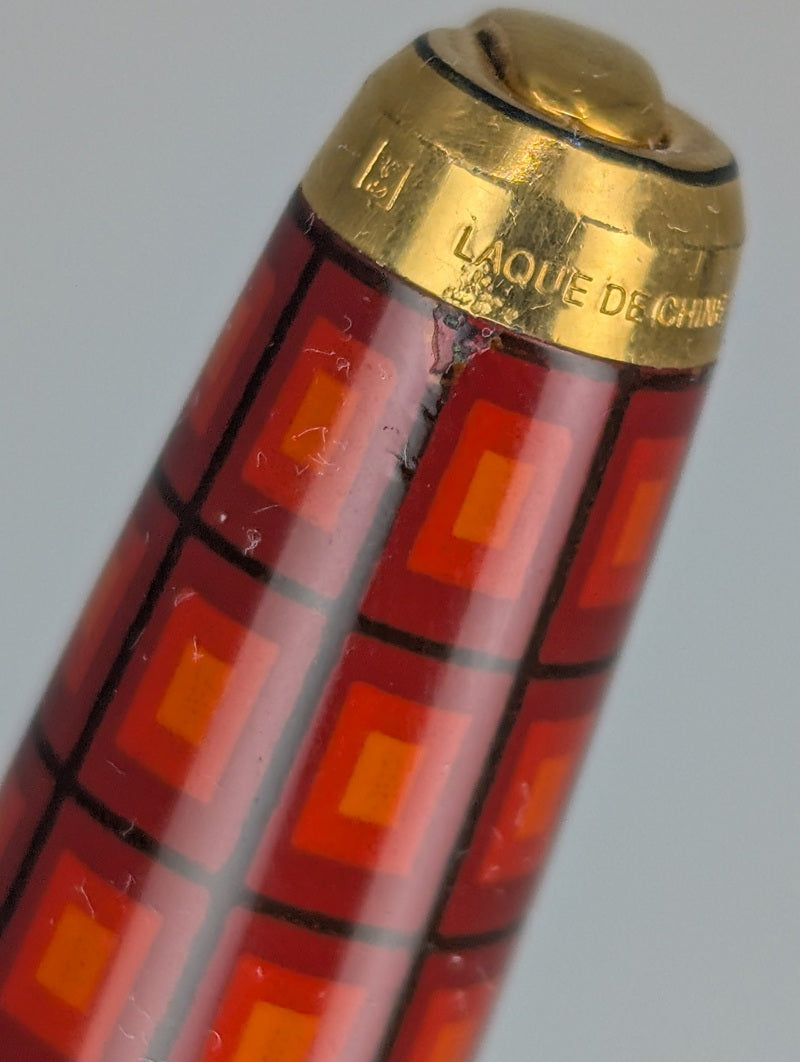 *Consignment* S.T. Dupont Vertigo Olympio Chinese Lacquer Rollerball Pen