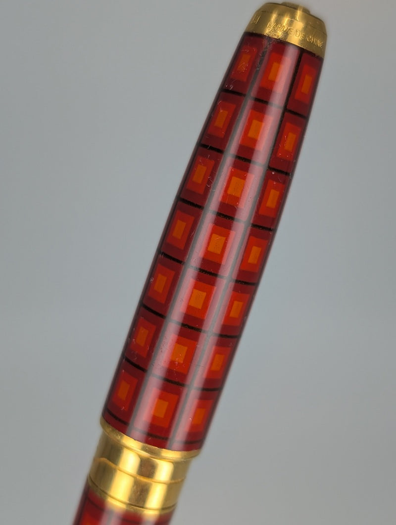 *Consignment* S.T. Dupont Vertigo Olympio Chinese Lacquer Rollerball Pen