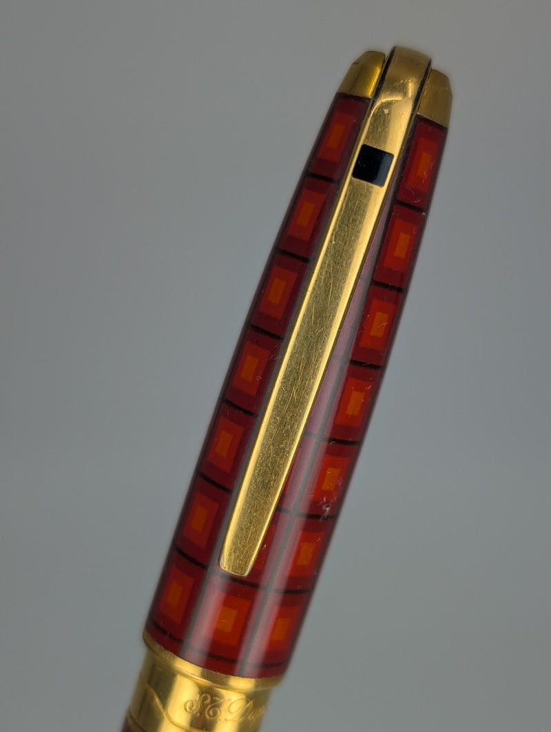 *Consignment* S.T. Dupont Vertigo Olympio Chinese Lacquer Rollerball Pen