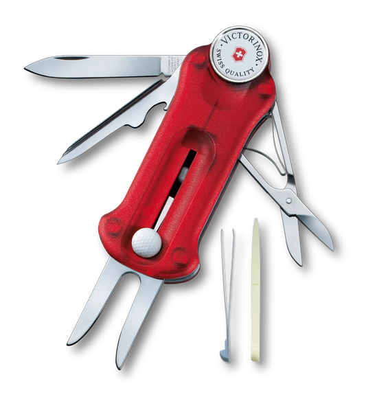 Victorinox Golf Tool in Transparent Red
