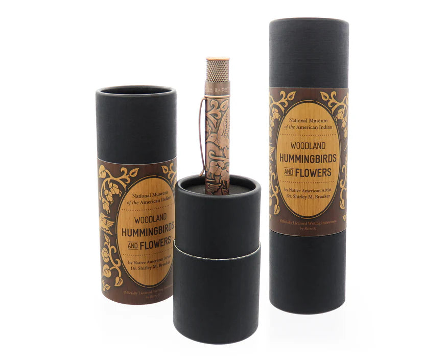 Retro 51 Woodland Hummingbirds and Flowers Rollerball Pen