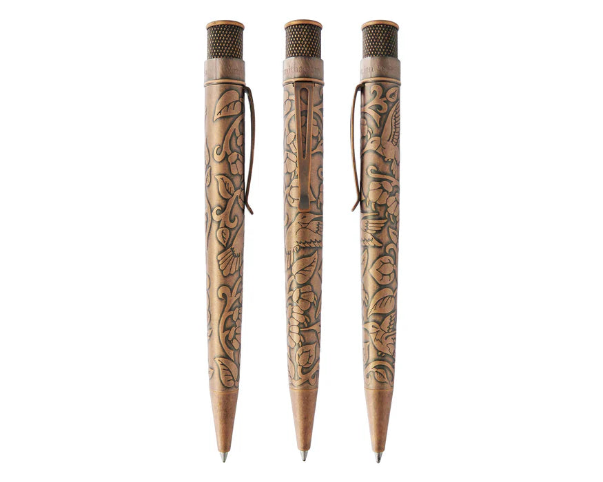 Retro 51 Woodland Hummingbirds and Flowers Rollerball Pen