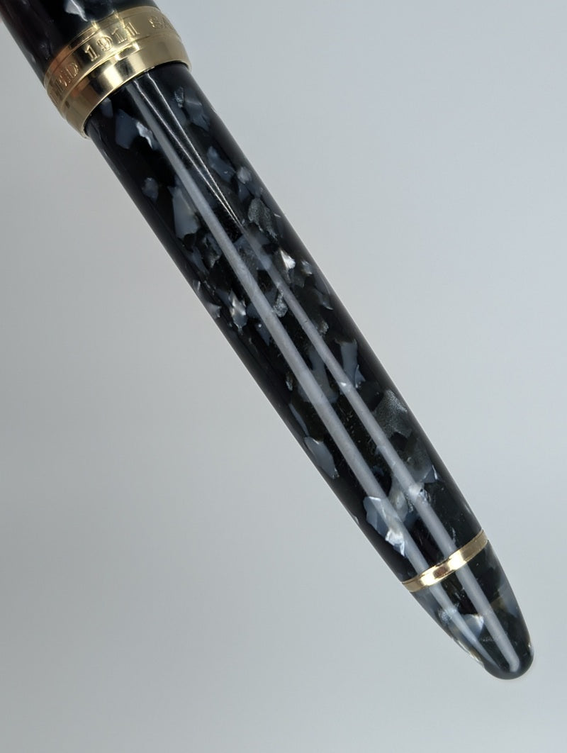 *Consignment* Sailor 1911S Mozaique Black Fountain Pen 21k Gold H-M Nib