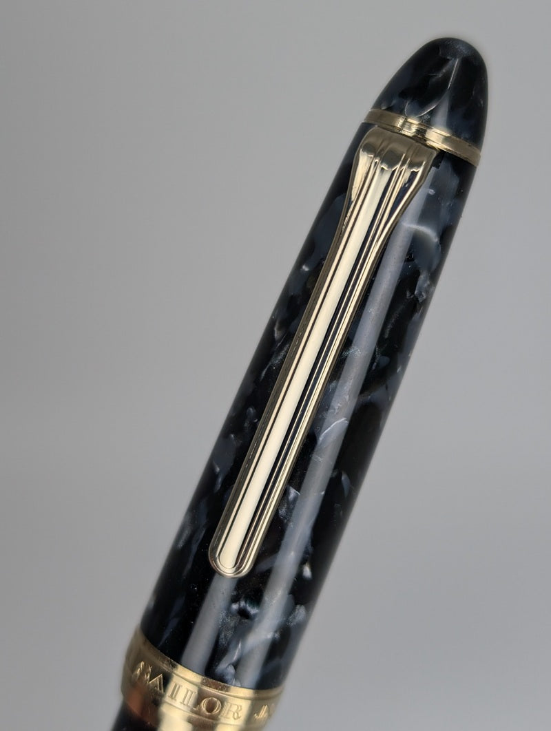 *Consignment* Sailor 1911S Mozaique Black Fountain Pen 21k Gold H-M Nib