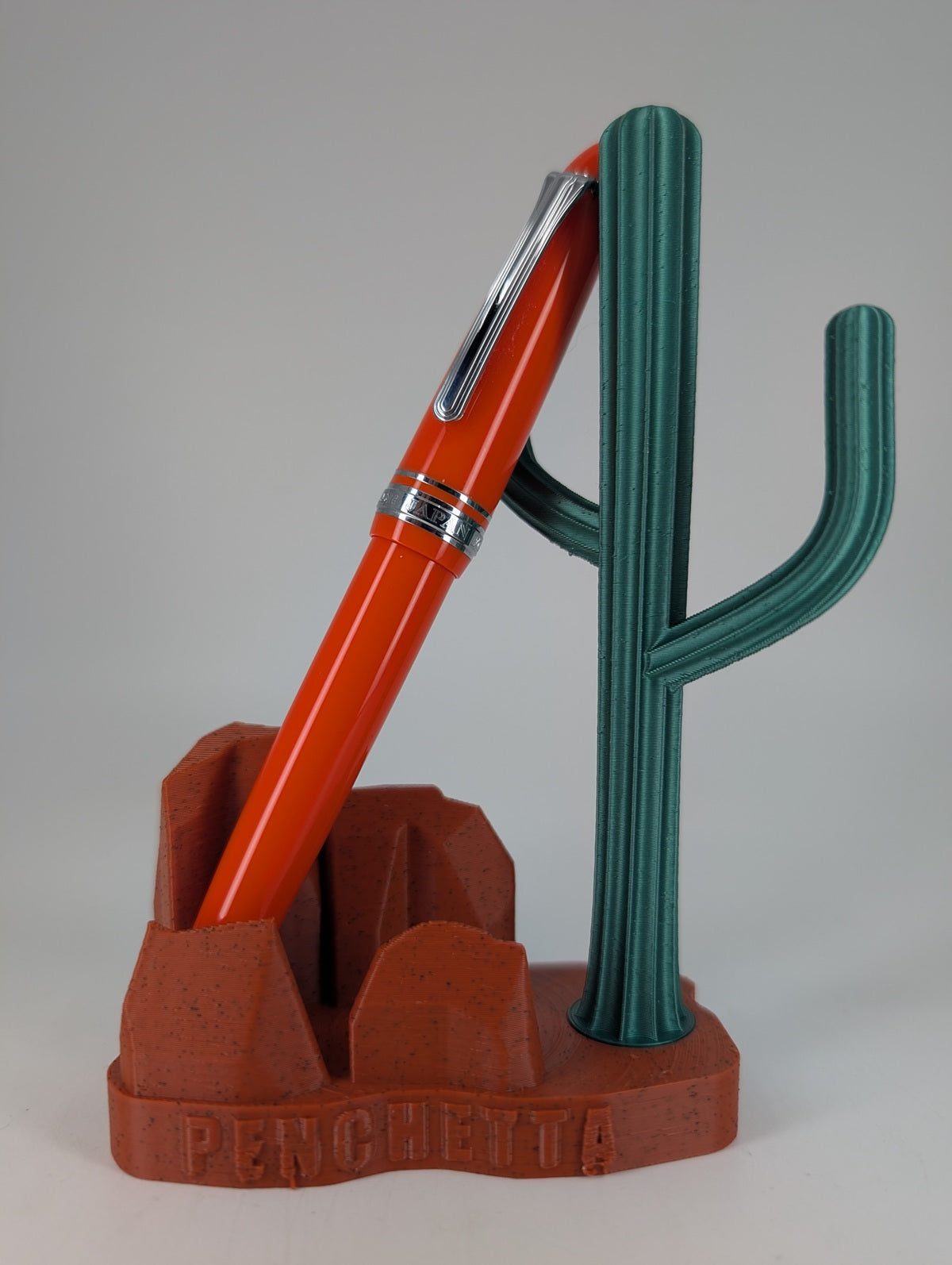 Sailor 1911S Royal Tangerine Fountain Pen 14k Gold Nib