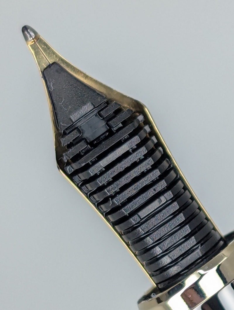 *Consignment* Sailor 90th Anniversary Mannenhitsu Doraku Light Briar Fountain Pen 21k Gold Naginata Medium Nib