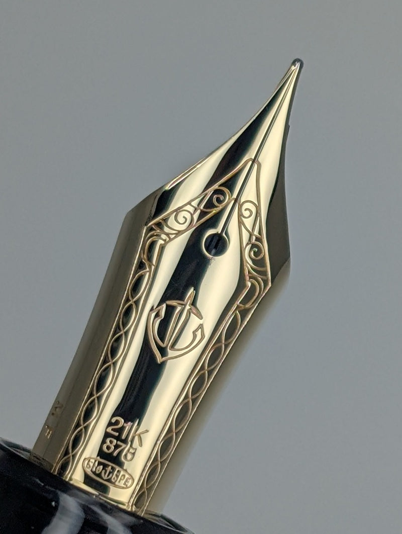 Sailor "Classic Ko" Ala SV Fountain Pen 21k Gold Nib