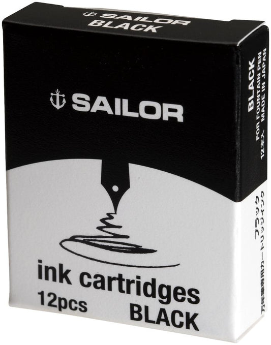 Sailor Dye Ink Cartridges 12 pk