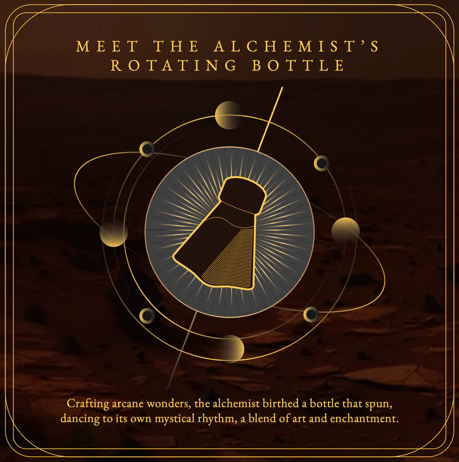 Endless Alchemy Drops of Mars Fountain Pen Ink Rotating 45mL Bottle