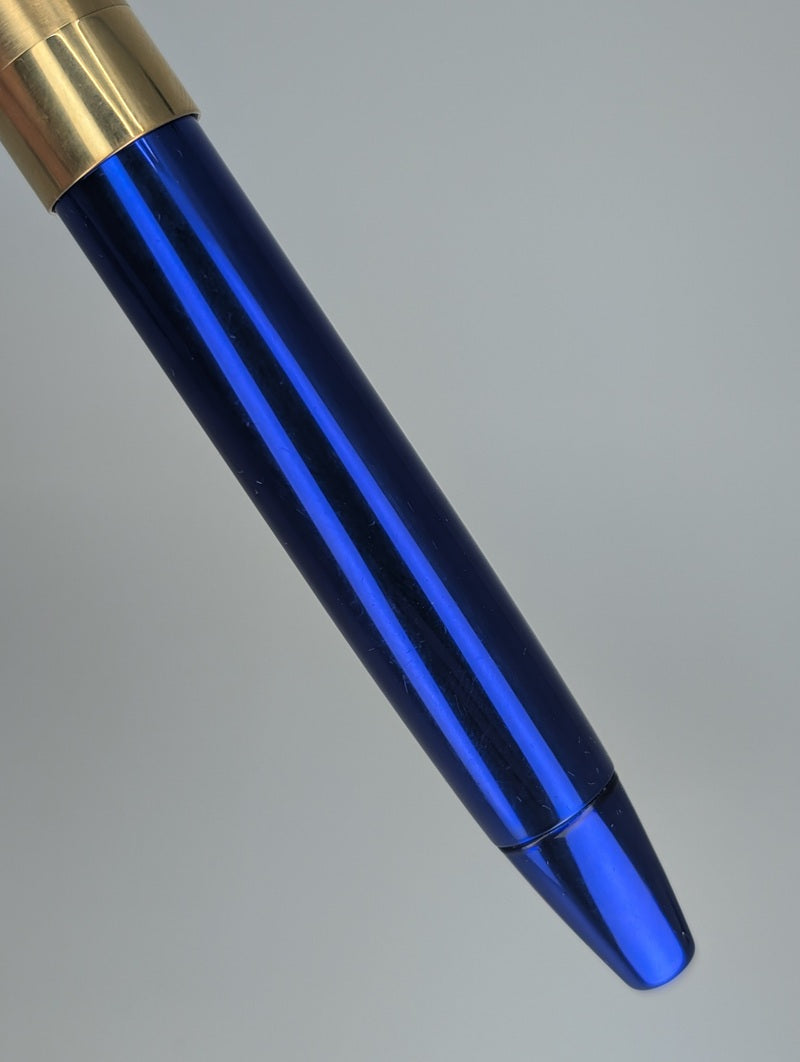 *Consignment* Sheaffer Legacy Blue Fountain Pen 18k Gold Stub Nib