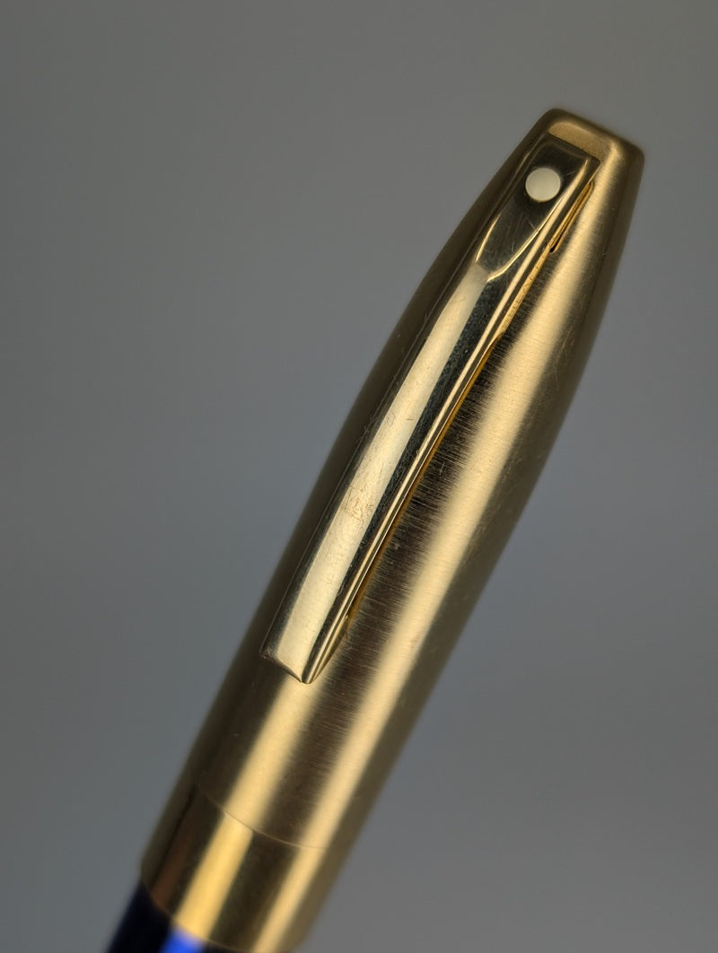 *Consignment* Sheaffer Legacy Blue Fountain Pen 18k Gold Stub Nib