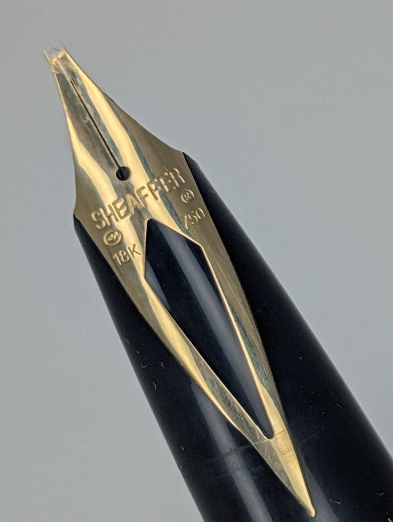 *Consignment* Sheaffer Legacy Blue Fountain Pen 18k Gold Stub Nib