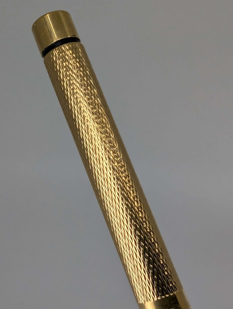 *Consignment* Sheaffer USA Gold Electroplated Vintage Fountain Pen 14k Nib / Rollerball Pen Set