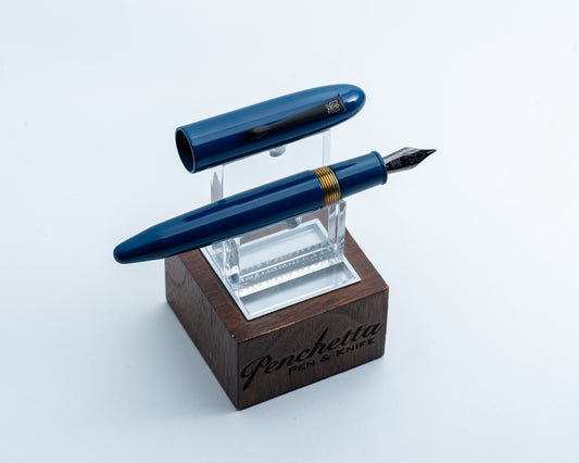 *Consignment* Lotus “Shikhar” FP (B) - Blue Nikko Ebonite