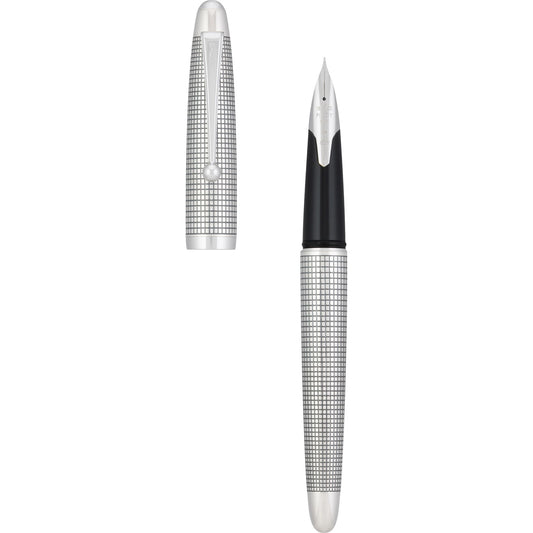 Pilot Sterling Silver Koushi Fountain Pen Medium Nib