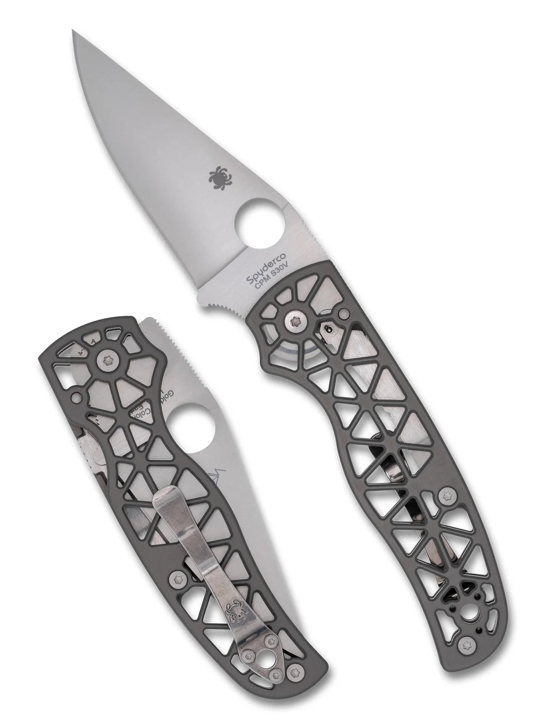 Spyderco Edgerati Aluminum Compression Lock Folding Knife