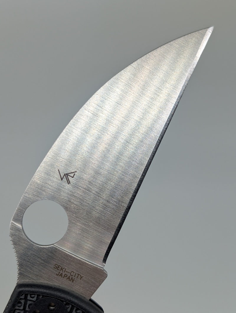 *Consignment* Spyderco Endela Black VG-10 Wharncliffe Back Lock Folding Knife