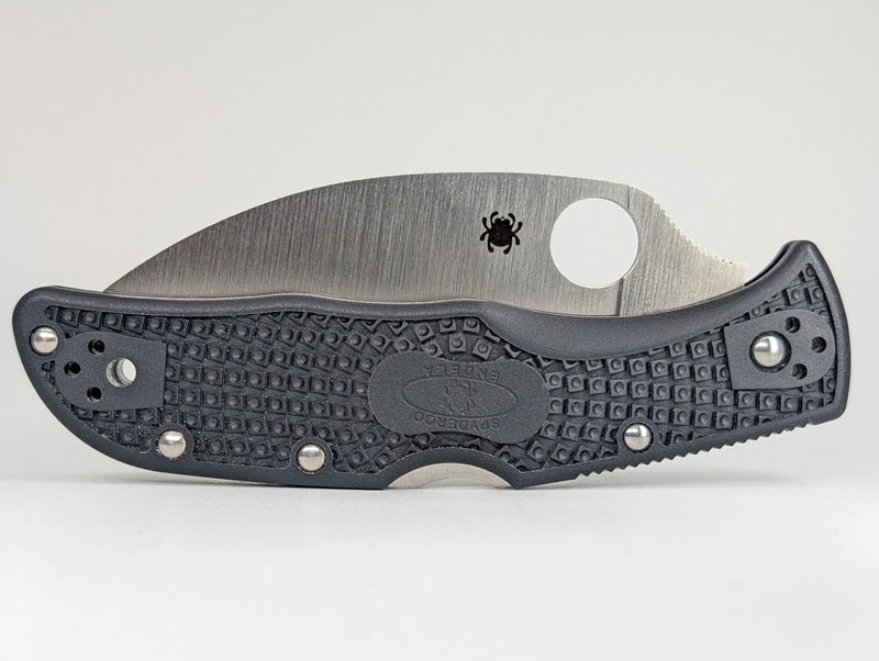 *Consignment* Spyderco Endela Black VG-10 Wharncliffe Back Lock Folding Knife