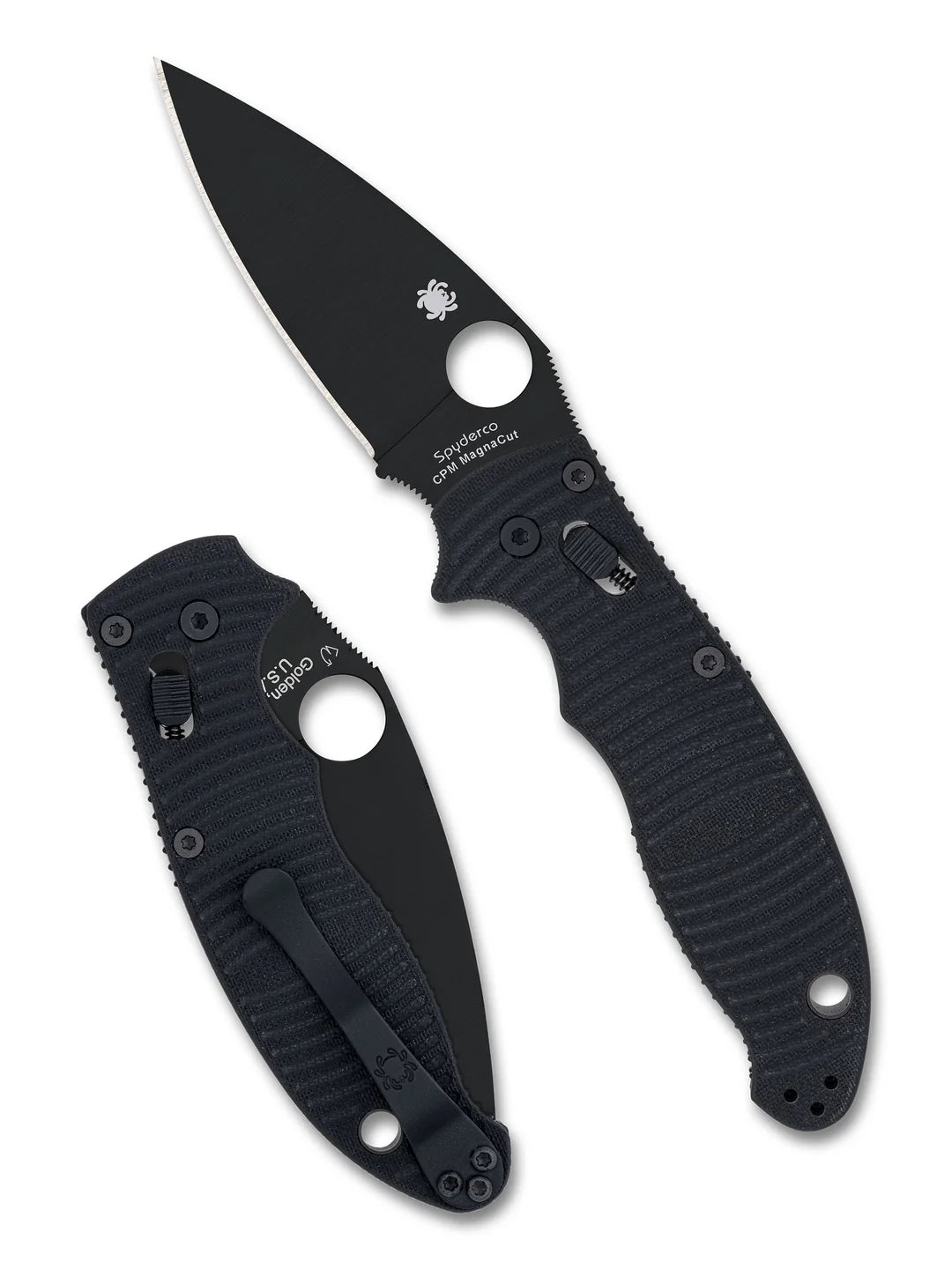 Spyderco Manix 2 Salt Black G10 Magnacut Folding Knife