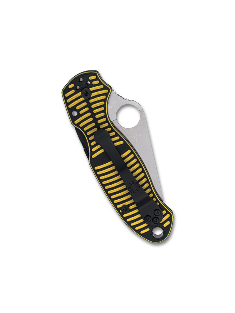 Spyderco Para 3 Salt Black / Yellow G10 Magnacut Compression Lock Folding Knife