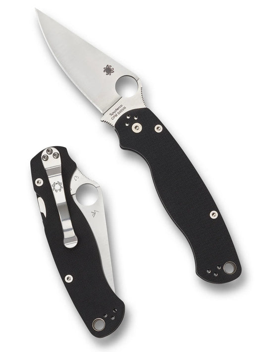 Spyderco Para Military 2 Black G10 S45VN Compression Lock Folding Knife