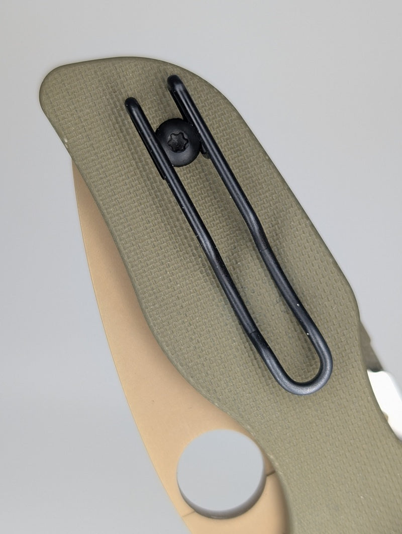 *Consignment* Spyderco x REC Exclusive Lil' Native OD Green G-10 Compression Lock Folding Knife