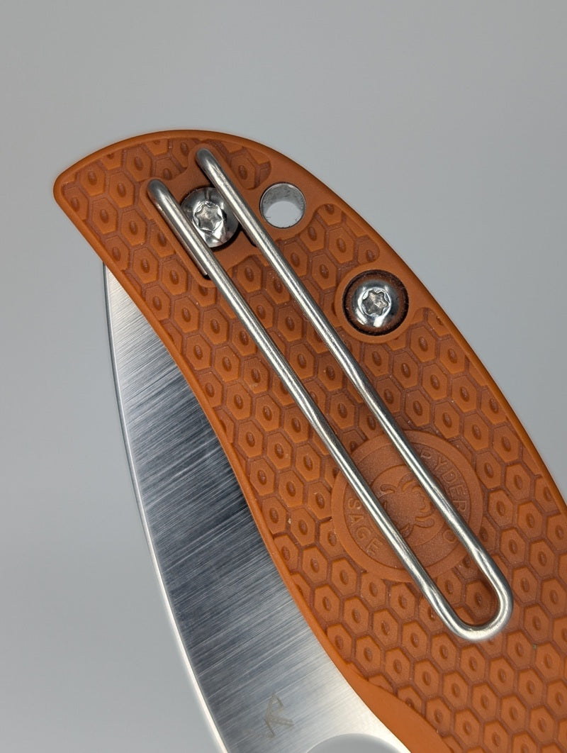 *Consignment* Spyderco Sage 5 Lightweight CPM-REX121 Compression Lock Folding Knife