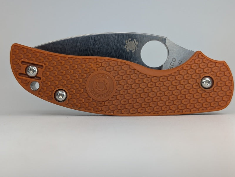 *Consignment* Spyderco Sage 5 Lightweight CPM-REX121 Compression Lock Folding Knife
