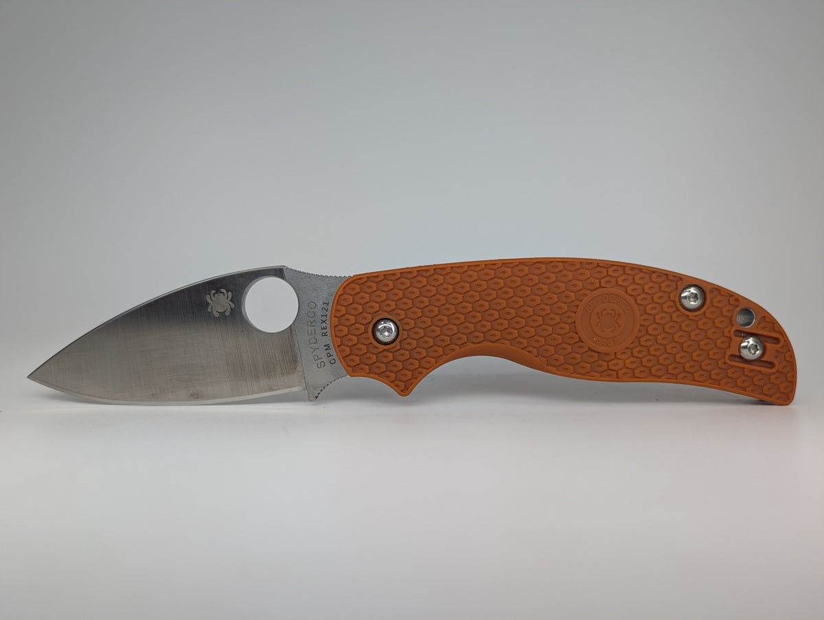 *Consignment* Spyderco Sage 5 Lightweight CPM-REX121 Compression Lock Folding Knife