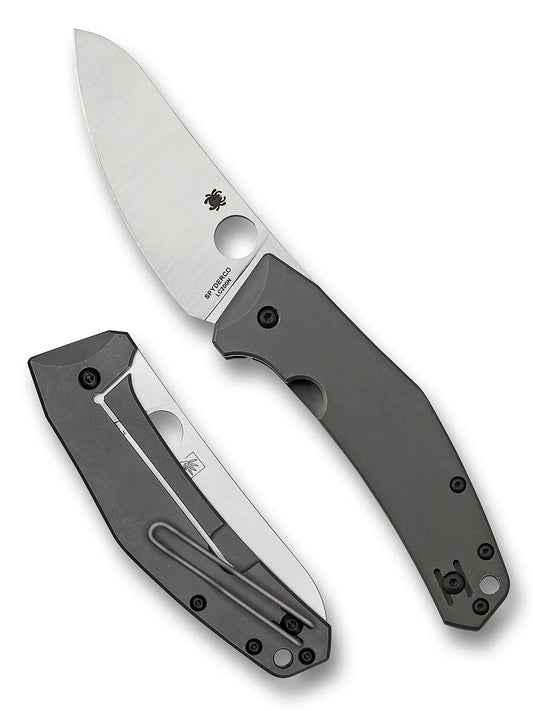 Spyderco Spydiechef Titanium Frame Lock Folding Knife