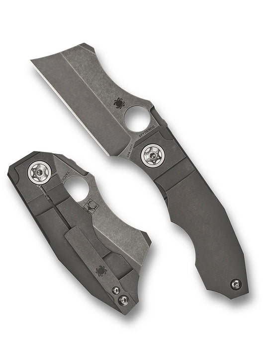 Spyderco Stovepipe Titanium 20CV Frame Lock Folding Knife