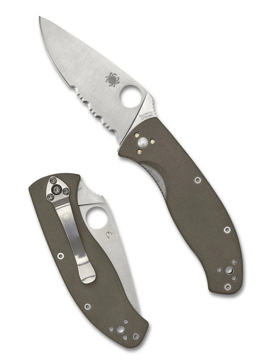 Spyderco Tenacious Brown G-10 CPM-M4 Liner Lock Folding Knife