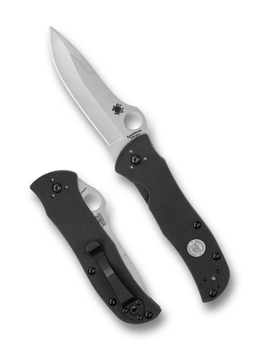 Spyderco x Terzuola Starmate Black G-10 20CV Linerlock Folding Knife
