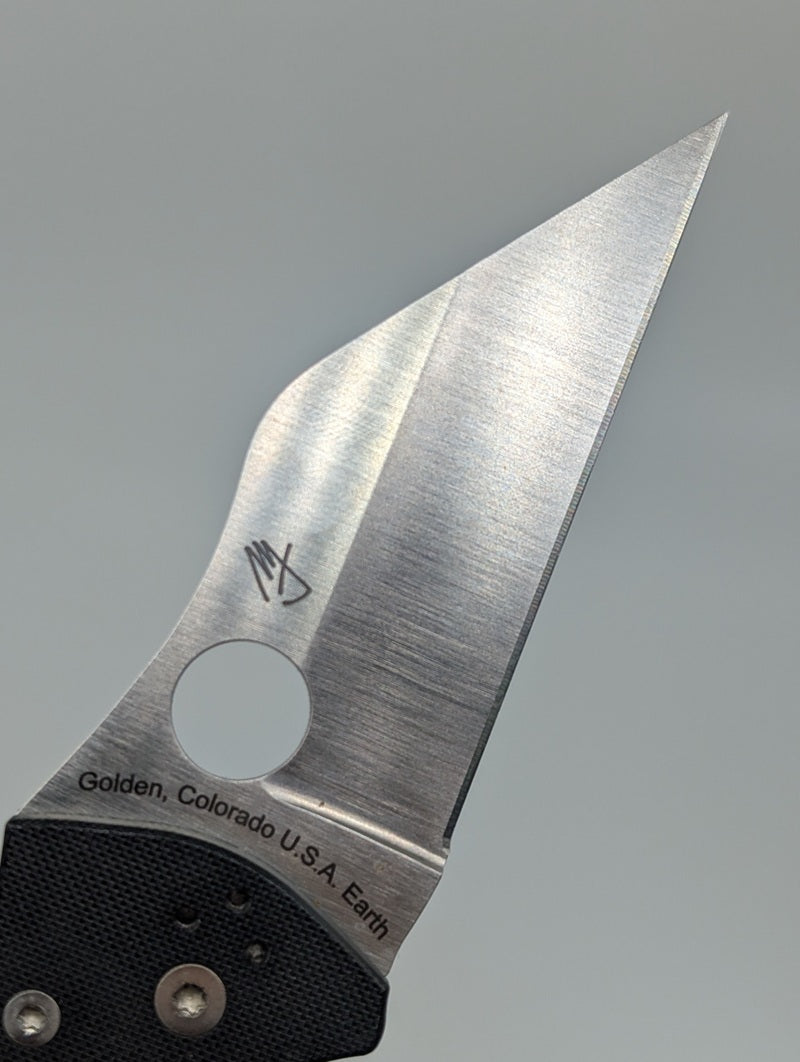 *Consignment* Spyderco Yojimbo 2 Black S30V Compression Lock Folding Knife