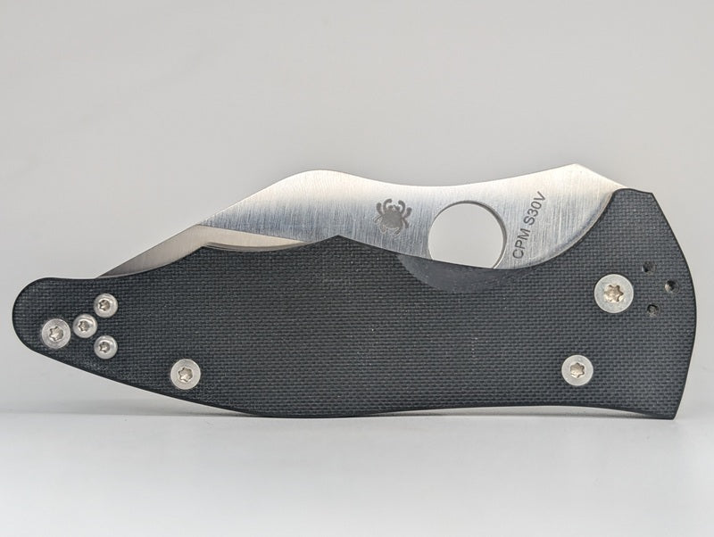 *Consignment* Spyderco Yojimbo 2 Black S30V Compression Lock Folding Knife
