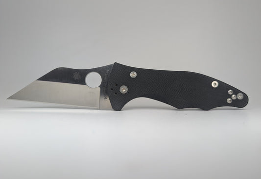 *Consignment* Spyderco Yojimbo 2 Black S30V Compression Lock Folding Knife