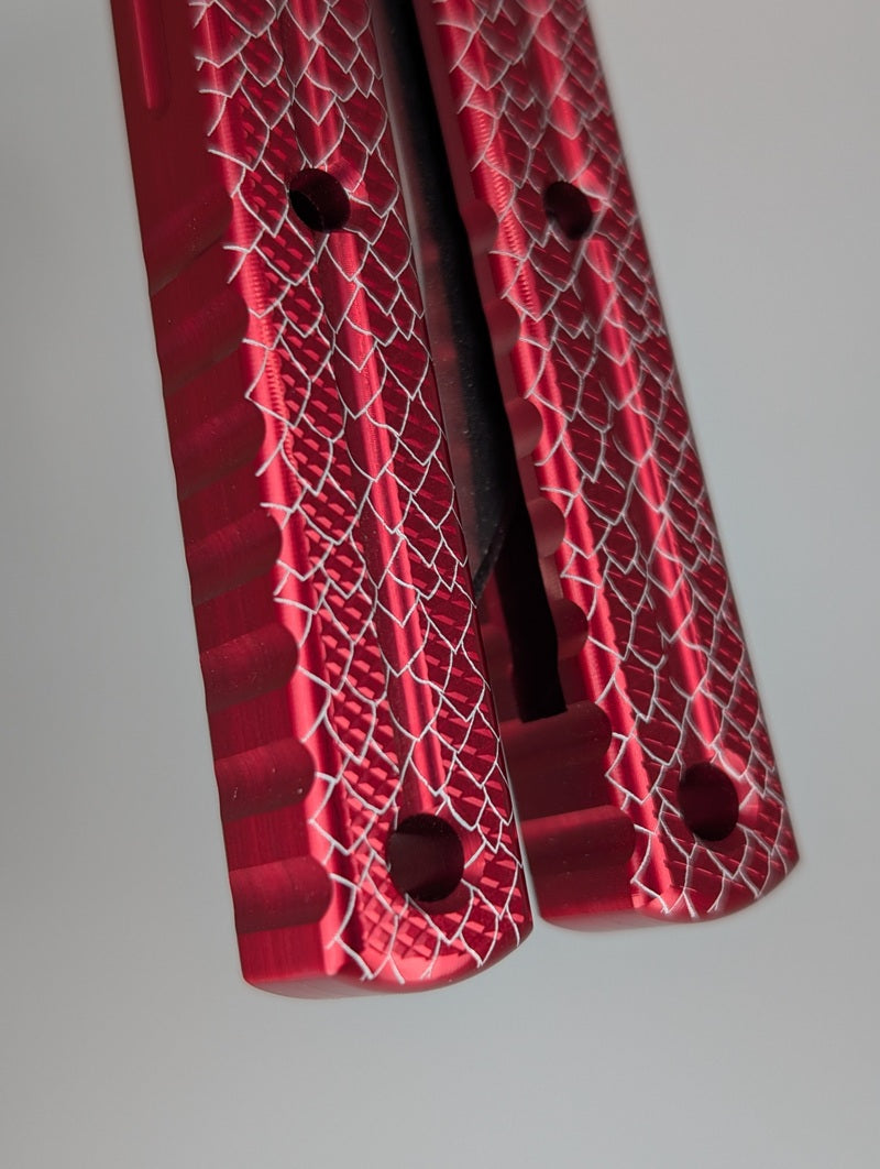 *Consignment* Squid Industries Krake Raken V3 Year of the Dragon Live Blade Balisong