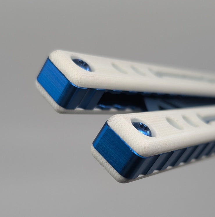 *Consignment* Squid Industries Nautilus V2 Winter Sapphire Blue Balisong Trainer